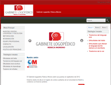 Tablet Screenshot of logopedarebecamoreno.com